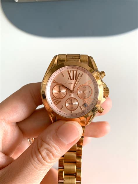 michael kors rose gold watch and black men|michael kors mk 5799.